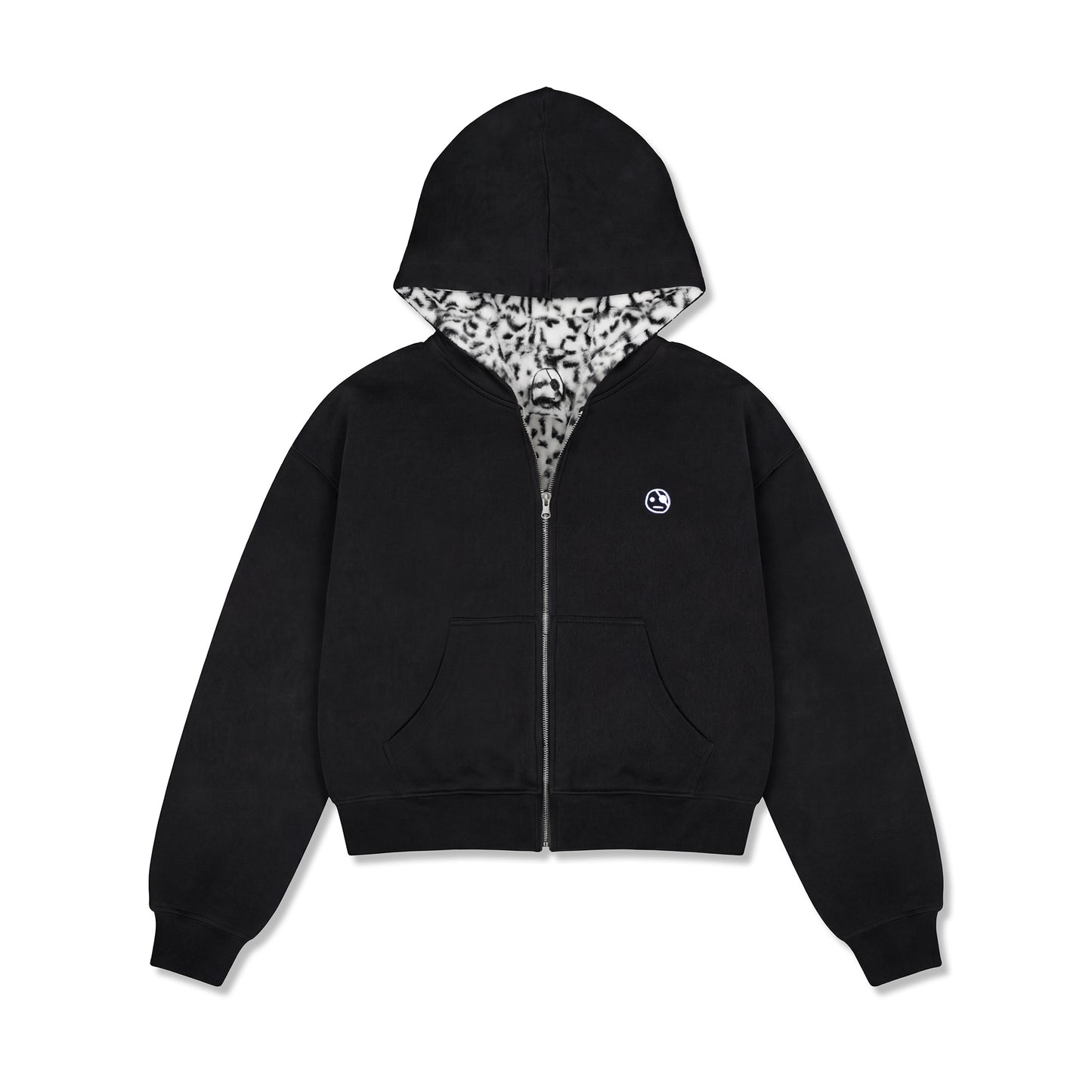 WHITE LEOPARD HOODIE