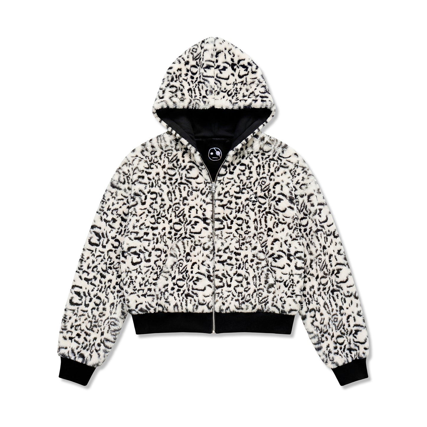 WHITE LEOPARD HOODIE